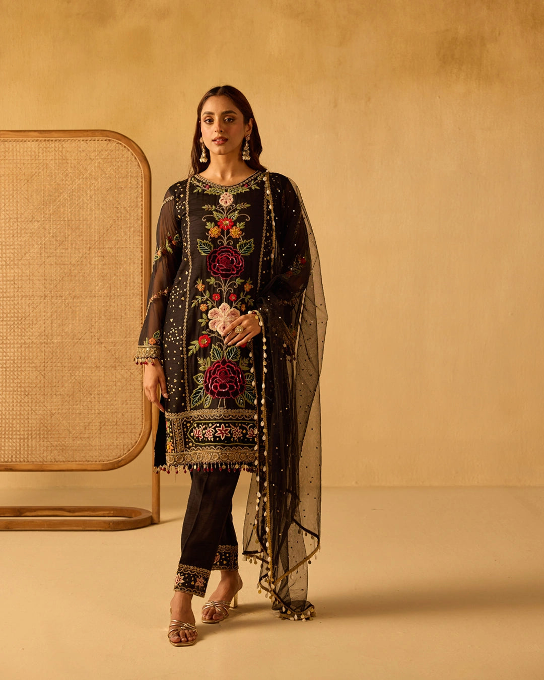 Midnight Bloom suit set