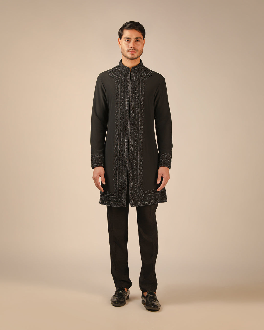 Kaiz Black Sherwani