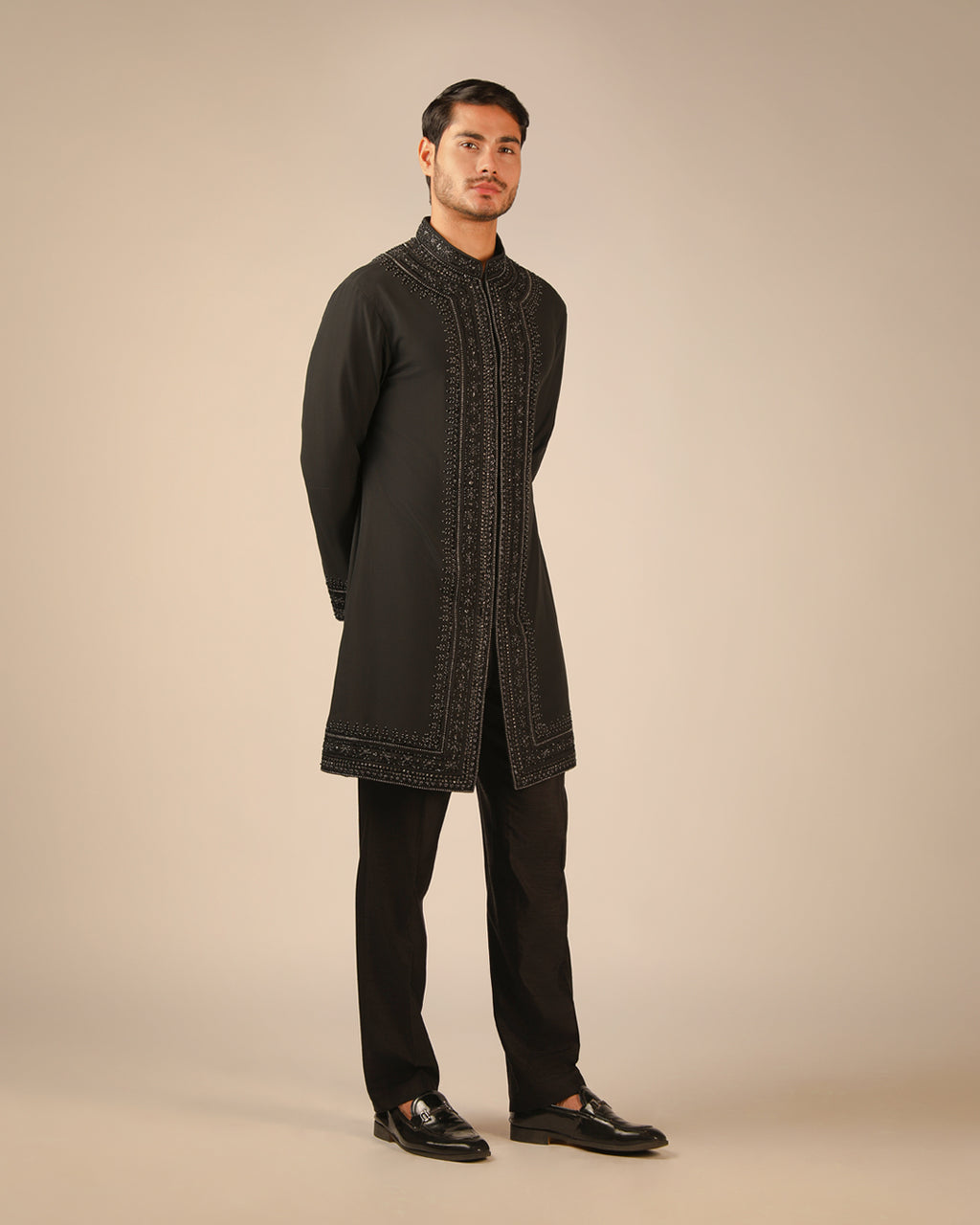 Kaiz Black Sherwani