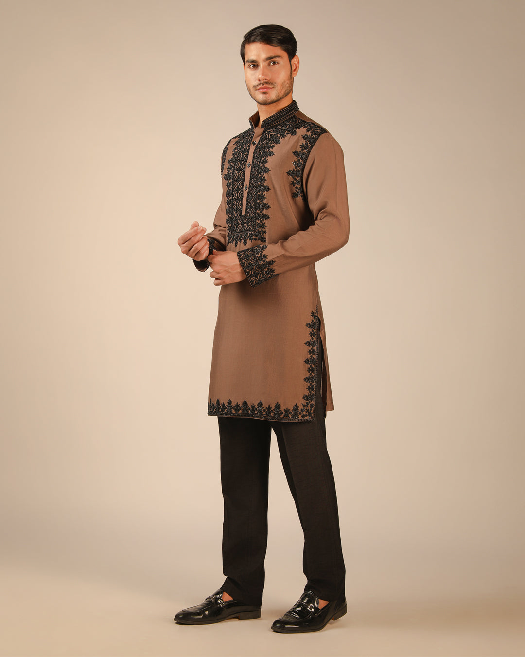 Dusky Mocha Kurta Set
