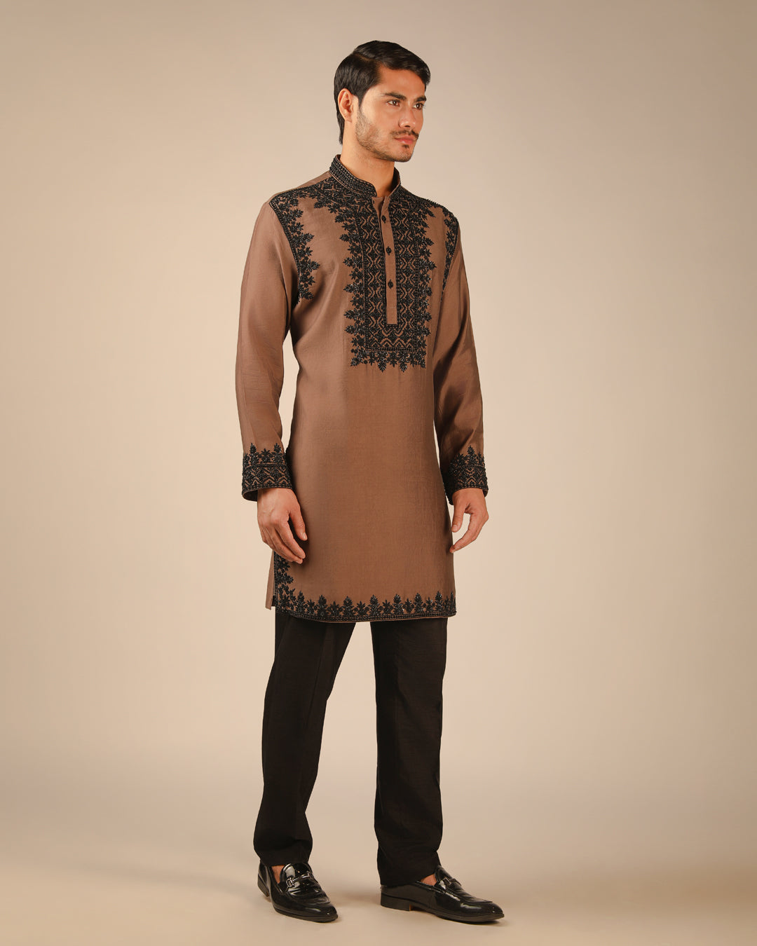 Dusky Mocha Kurta Set