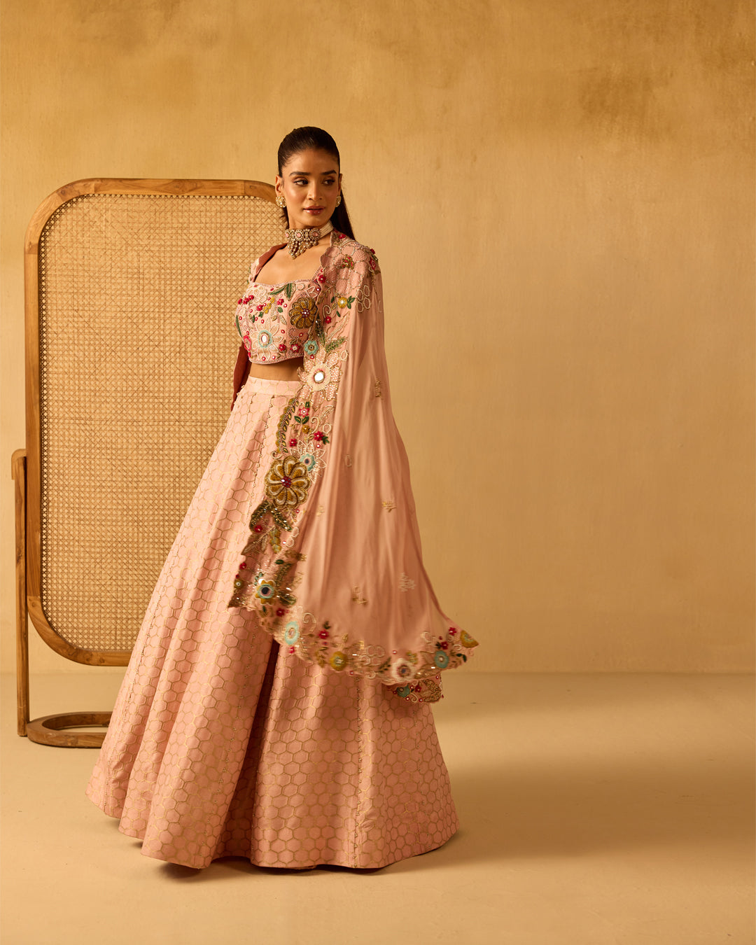 Blush Bloom Cape set