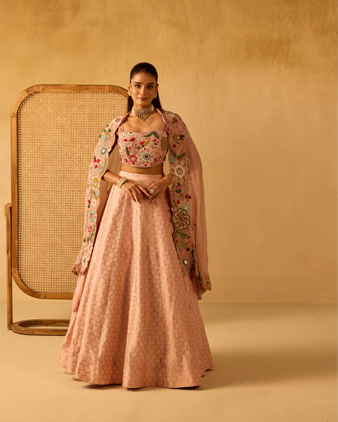Blush Bloom Cape set