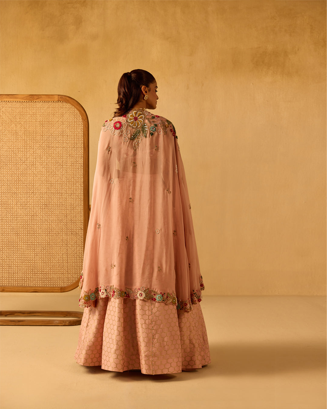 Blush Bloom Cape set